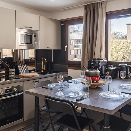 Les Caribous - 1 Min, Espace Diamant, Megeve Apartment *
