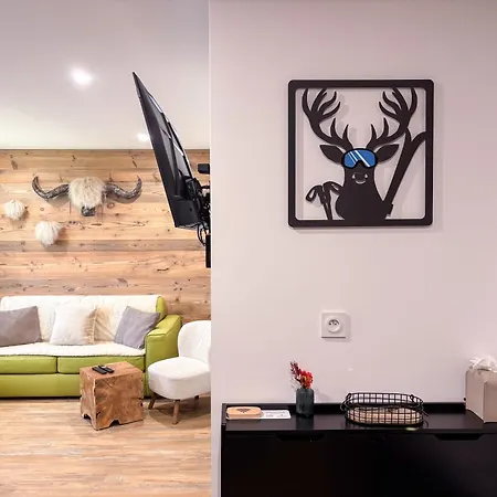 Les Caribous - 1 Min, Espace Diamant, Megeve Apartment