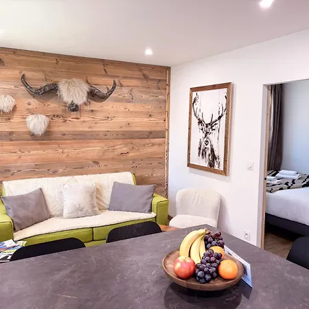 Les Caribous - 1 Min, Espace Diamant, Megeve Apartment *